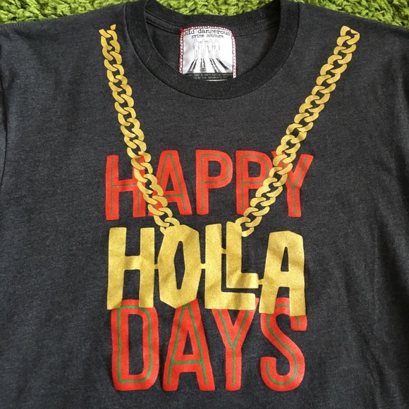 Kid Dangerous “Happy Holla Days” Chain Tee - Picture 2 of 3